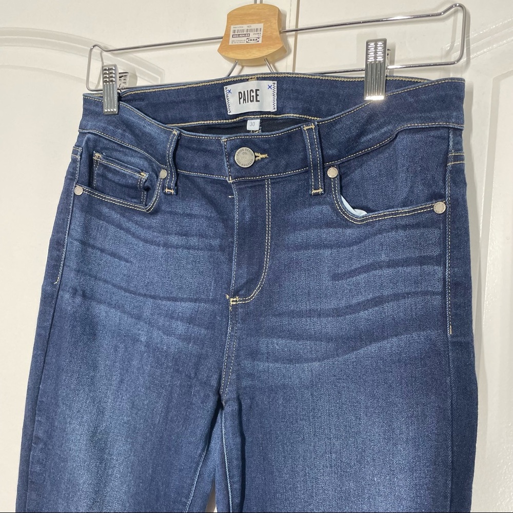 Paige Verdugo Crop Skinny Jean Cartman size 30 - Picture 4 of 10